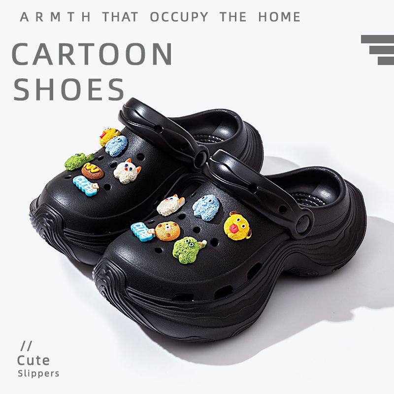 Women's clogs - 2025 summer new fashion, anti-slip, breathable, soft sole, odor-resistant, thick sole, height increasing sandals for outdoor wear