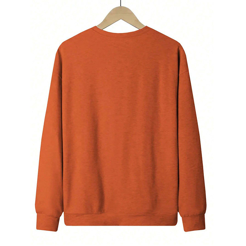 Ruiyu 2025 autumn   independent station  sweater printed long-sleeved jumper top women's fleece shirt