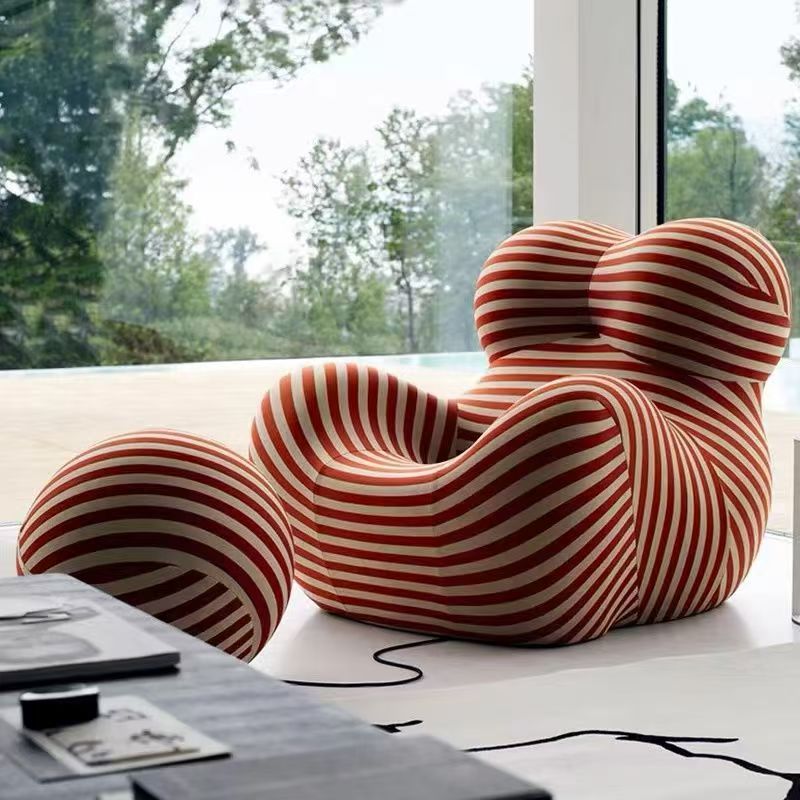 Mom's embrace sofa chair light luxury single cross-border casual sofa designer creative popular lazy sofa