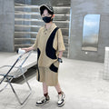 Boys' summer short-sleeve outfit set - lightweight, new  styles for mid-to-large children - stylish and trendy summer streetwear for handsome boys