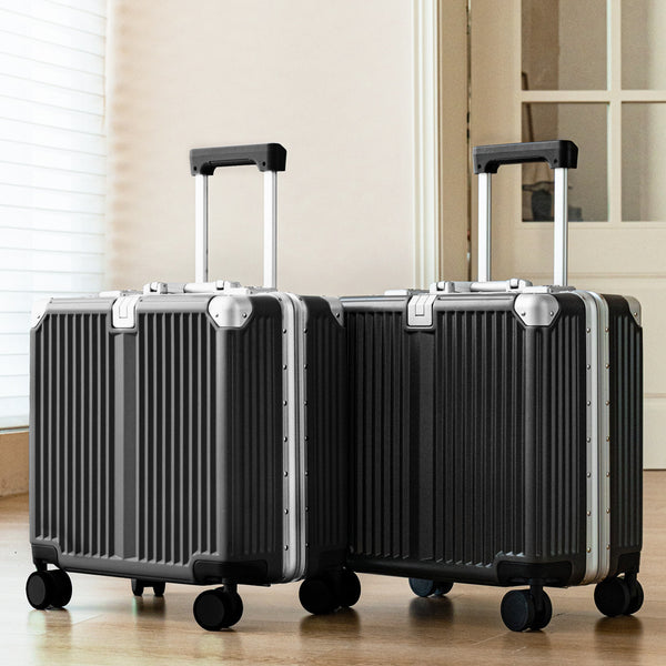 Yongsheng 18-inch aluminum frame suitcase 20-inch boarding case trolley case 2024 new password case universal wheel suitcase