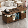 Movable tea table balcony new arrival coffee table living room tea table small for home tea table all-in-one complete set of tea cabinets