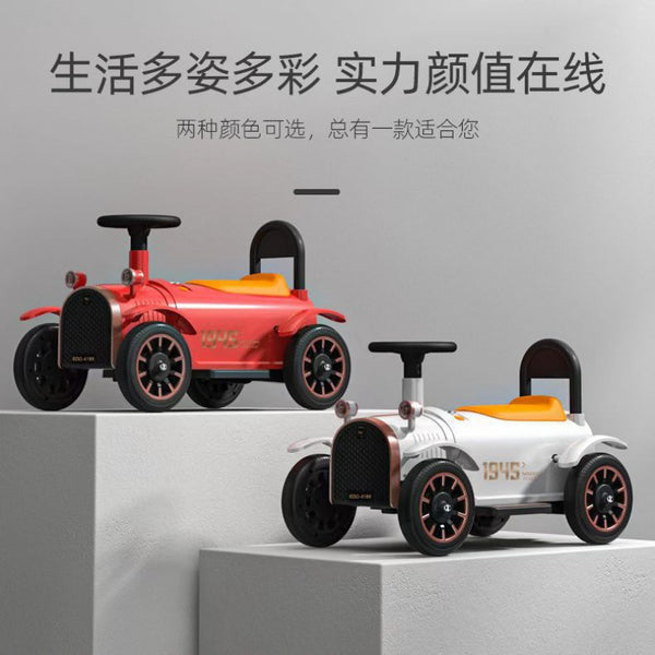 Children's small train can ride electric car four-wheel remote control car boys and girls double baby adult toy stroller