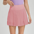 Premium quick-dry pleated tennis skirt - anti-exposure golf & badminton shorts - women's fitness running skort