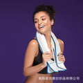 Customizable logo pure cotton sports towel - thickened, bound edge, portable zipper towel - ideal for gyms