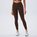 Eco-friendly recycled fabric slimming yoga pants - high-waisted, tummy-control running leggings - v-shape versatile fitness pants - quick-dry
