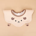 Single pack baby bib waterproof bib newborn combed cotton drool bib kids bib feeding bib cotton