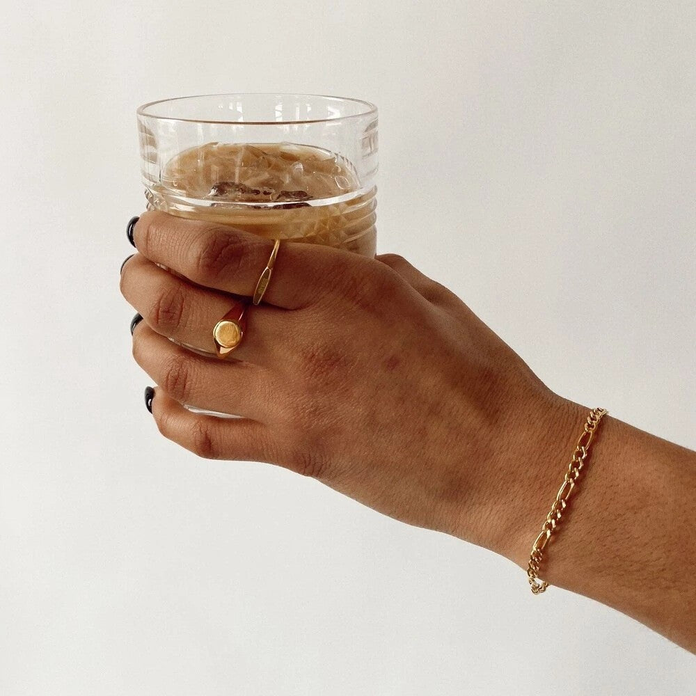 European and american cross-border fashion couple's figaro chain: minimalist, versatile, trendy stainless steel bracelet jewelry wholesale