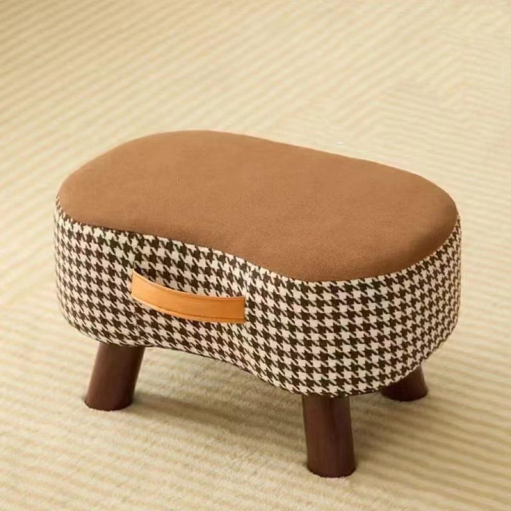Small stool, shoe changing stool, living room sofa, footstool, coffee table, small stool, shoe changing stool, for home small bench, stacked solid wood