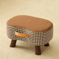 Small stool, shoe changing stool, living room sofa, footstool, coffee table, small stool, shoe changing stool, for home small bench, stacked solid wood