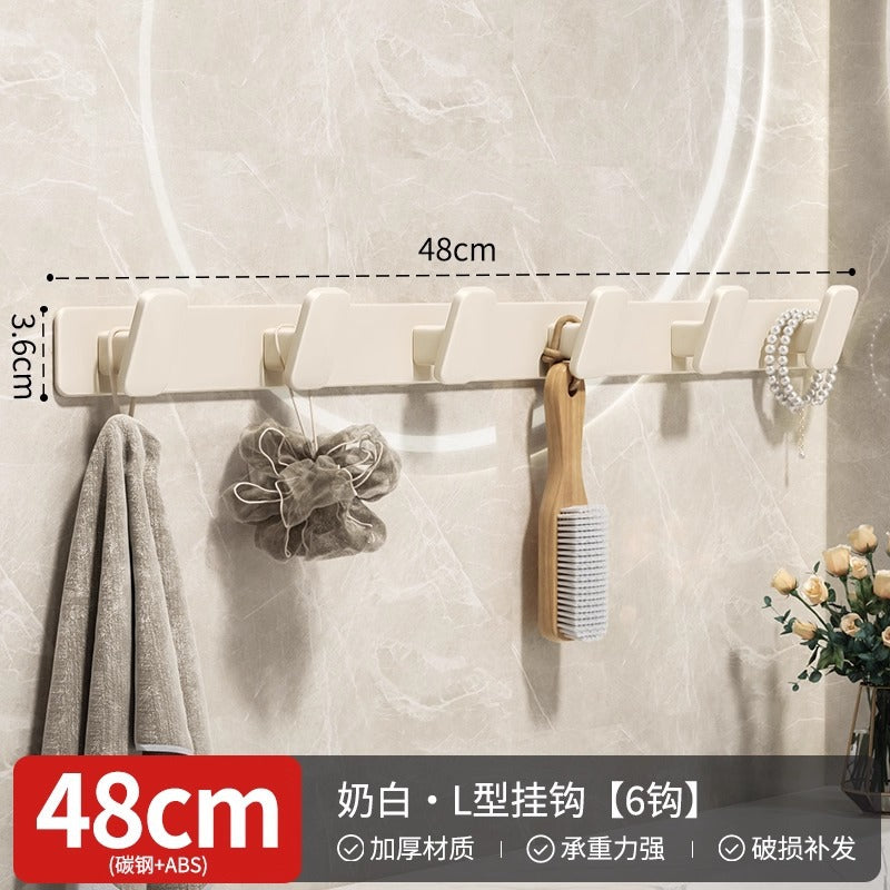 No punching clothes hook, door rear clothes hanger, wall-mounted door entrance, coat cabinet hook, strong row hook