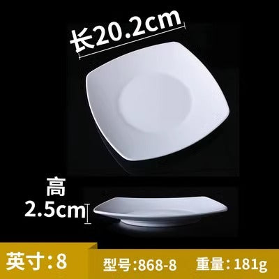 Fat beef plate melamine hotpot restaurant buffet plate tableware barbecue plate commercial side dish dish lettuce bucket haidilao