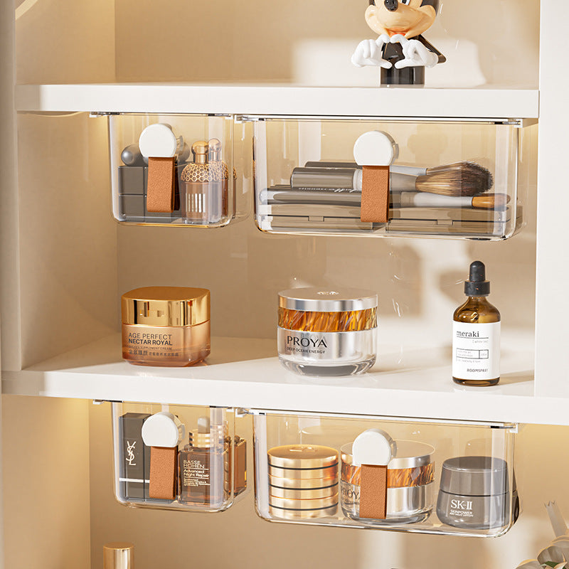 Xinle Invisible Drawer Storage Box Under the Desk Desk Stationery Hidden Artifact Office Workstation Organizing Shelves