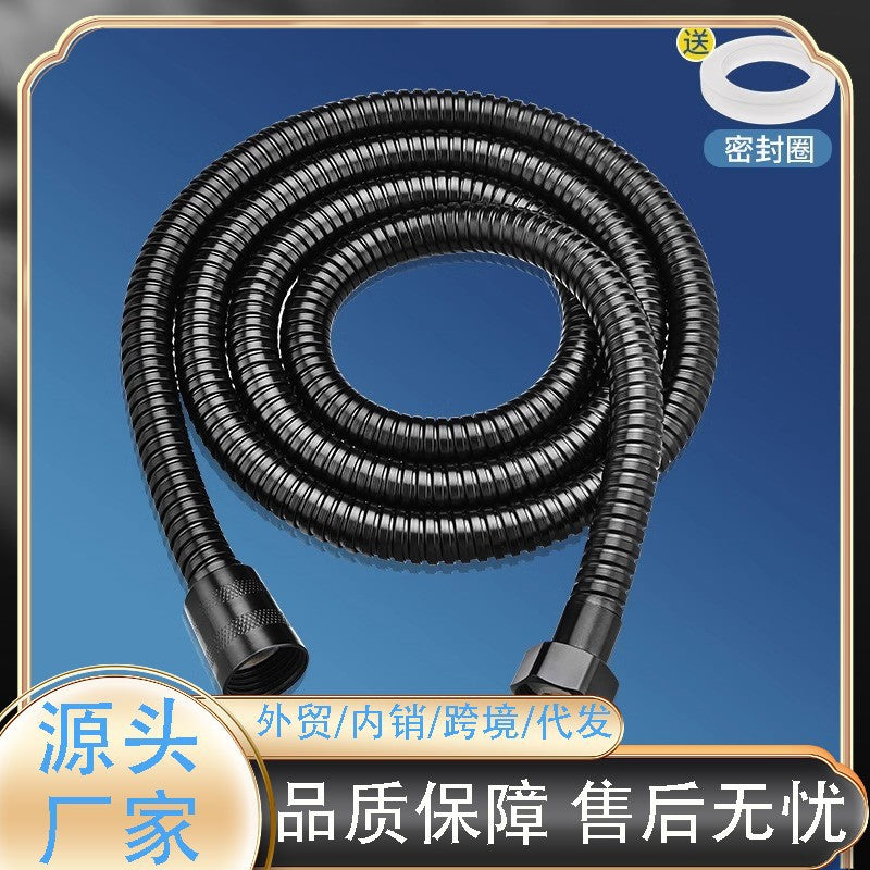 Explosion-proof white silicone shower hose Water heater outlet pipe Universal attached bathroom Shower nozzle water pipe
