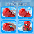 New trendy tiktok q-version hero water gun - press-action water gun toy for kids - water spraying gun for water splashing festival and beach fun for boys