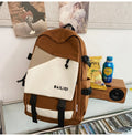 Backpack casual school bag for middle and high school students, travel, couples, and college students - multi-pocket, large capacity, double shoulder backpack