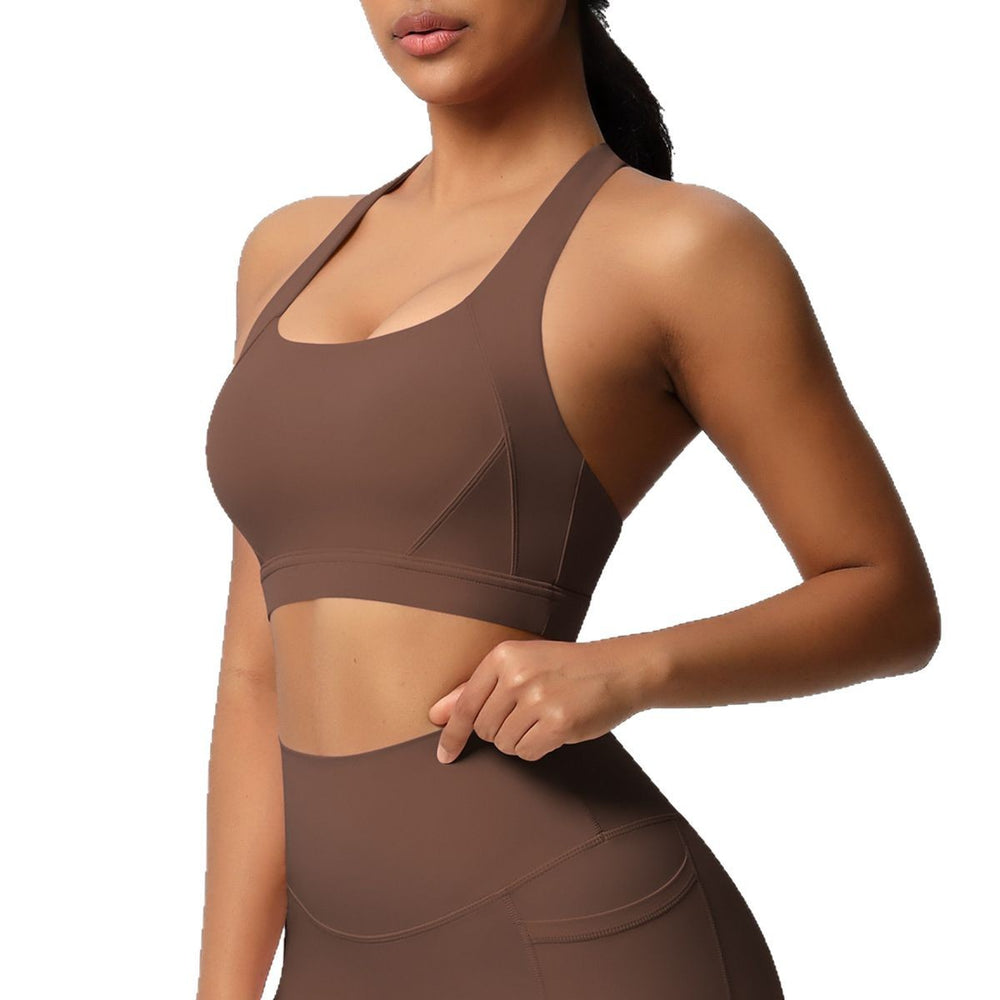 new arrival yoga brushed vest sports intimatesbubble wrap high-strength pilates running fitness yoga clothes