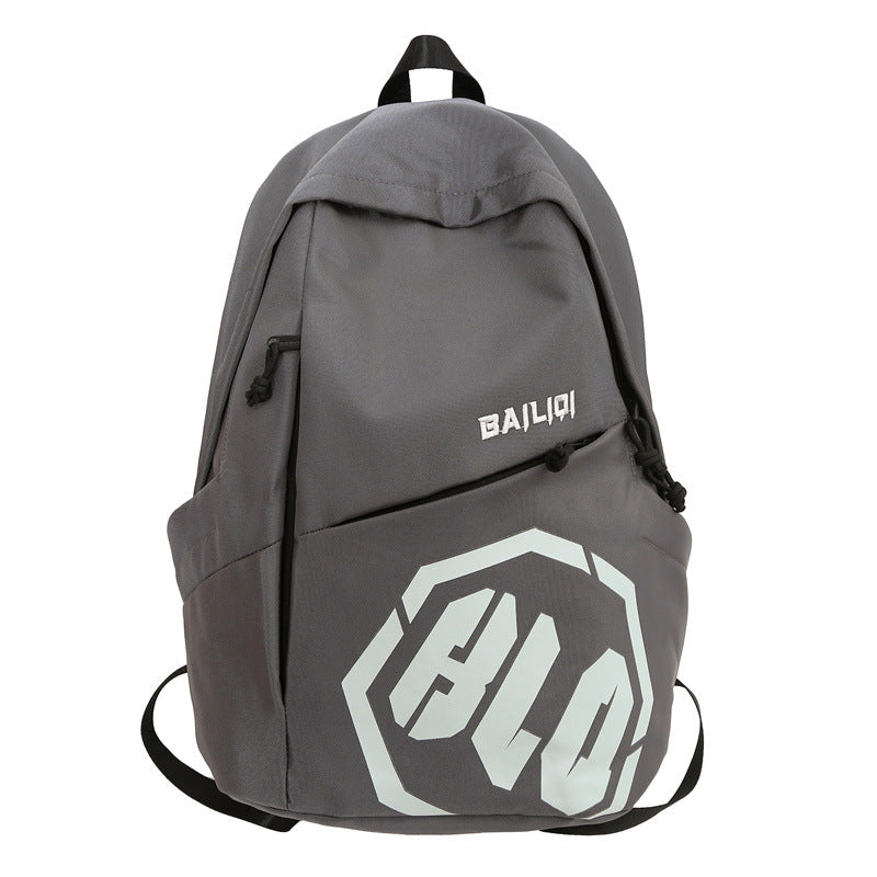 Student backpack - curved design, stylish and spacious. perfect for middle school, high school, and college students. ideal for travel, commuting, and everyday use. multifunctional and trendy
