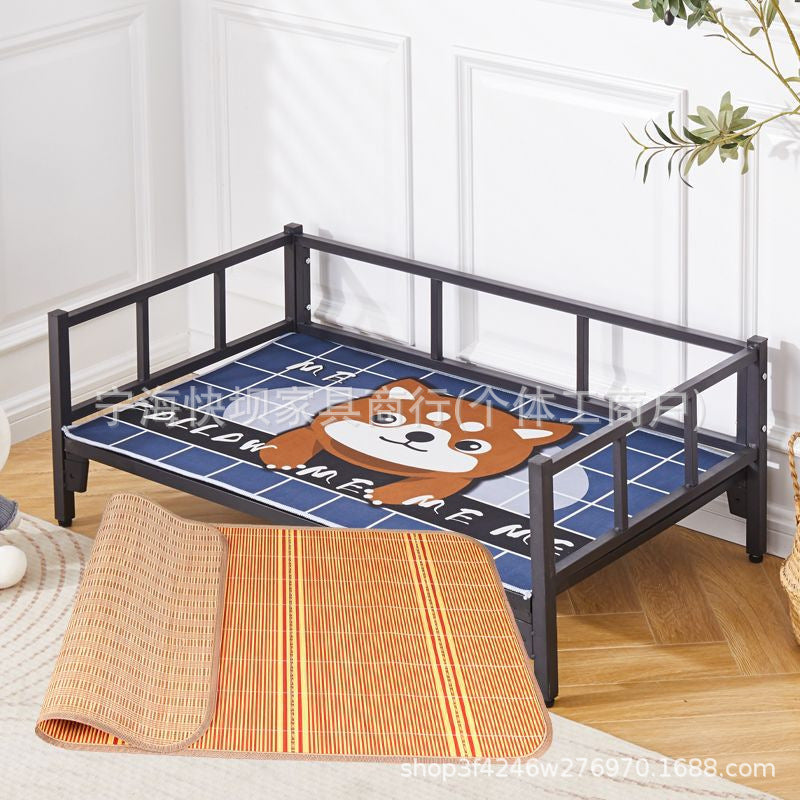 Pet iron bed neutral dog house bed off the subway art large, medium and small dogs teddy french fighting all year roundneutral dog house bed frame