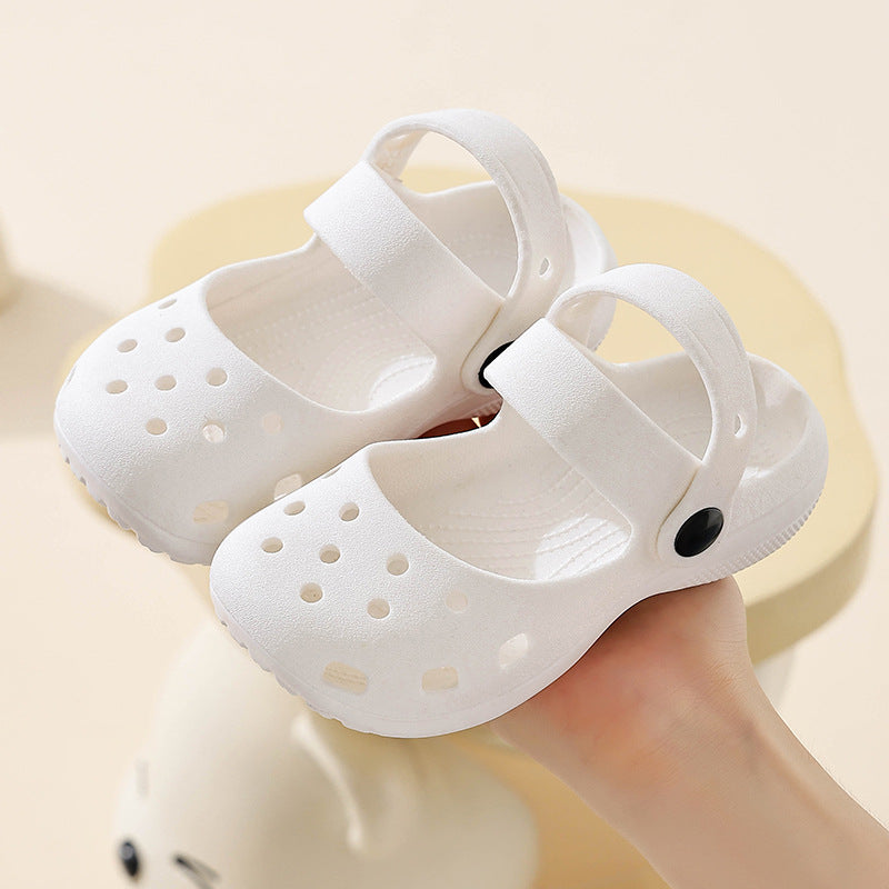 Kids' clogs - summer girls' indoor/outdoor non-slip soft sole princess baby cartoon cute slippers
