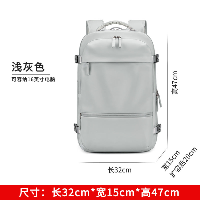 New Expansible Women's Backpack Casual Waterproof Outdoor Large Capacity Backpack Multifunctional Travel Bag Computer Bag