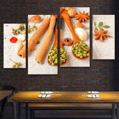 Hotel decorative painting hot pot restaurant box hanging painting creative restaurant barbecue shop seasoning wall background mural