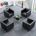4s store office sofa customer business reception area reception room showroom negotiation small single three-person sofa