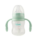 Babylon newborn baby wide-neck pp bottle with handle, anti-colic, drop-proof, factory direct, 240ml