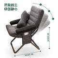 Beanbag chair single chair student dormitory computer chair plaid long sitting balcony small sofa bedroom backrest lounge chair