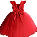 First birthday dress for girls,  little girl princess tutu dress, children's host performance flower girl wedding dress