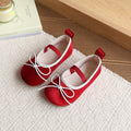 Vancahao girls' korean style princess shoes,  spring new collection, bowknot loafers, stylish and chic baby flats