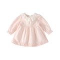 Forest style western style girldressautumn frenchlong sleevesnew arrivalkids skirtsweet baby princess skirtautum