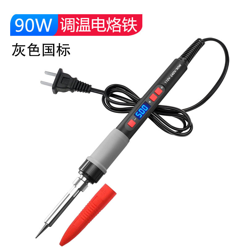 90W electric soldering iron household small repair welding solder gun chrome iron professional grade electric soldering pen soldering lorie artifact
