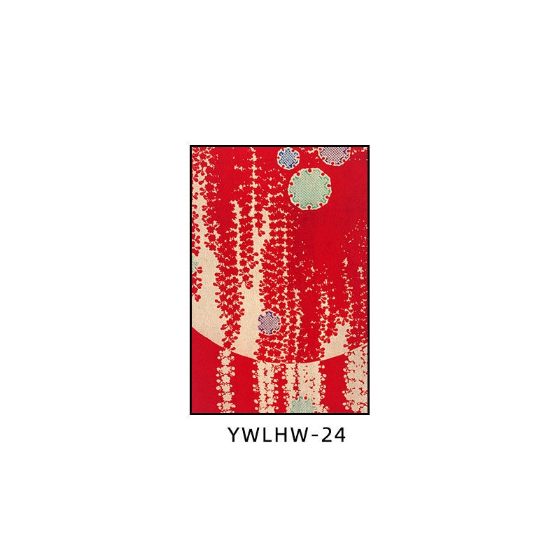 Japanese decorative painting Japanese restaurant traditional zen log wind pattern hanging painting sushi yakiniku shop box mural