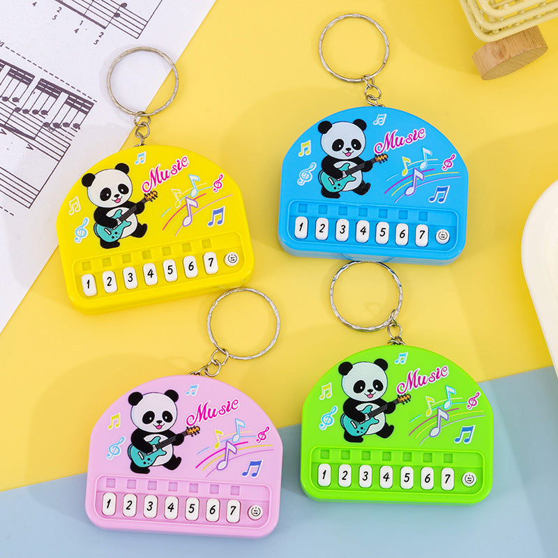 Mini pocket piano kids electronic keyboard - playable, light-up, creative, high-value keychain charm toy