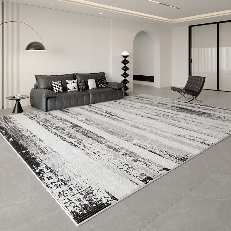 Living room carpet gray photo studio sofa coffee table floor mat thickened sound insulation accessible luxuryfor home bedroom bedside blanket export