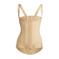 Post-abdominoplasty compression garment: elastic waist trainer with 10 steel bones for waist shaping and firm compression