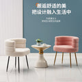 Sofa cashmere makeup chair popular single chair makeup casual chair luxury cute semicircle
