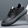 2026 spring new men's shoes versatile white sneakers men's breathable casual leather trendy shoes waterproof casual skate shoes for men