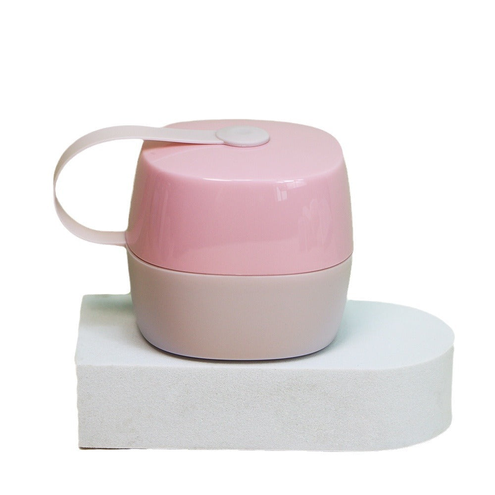 Pacifier box finger cot teether storage box soothing wide mouth portable pacifier box bite bite box in stock