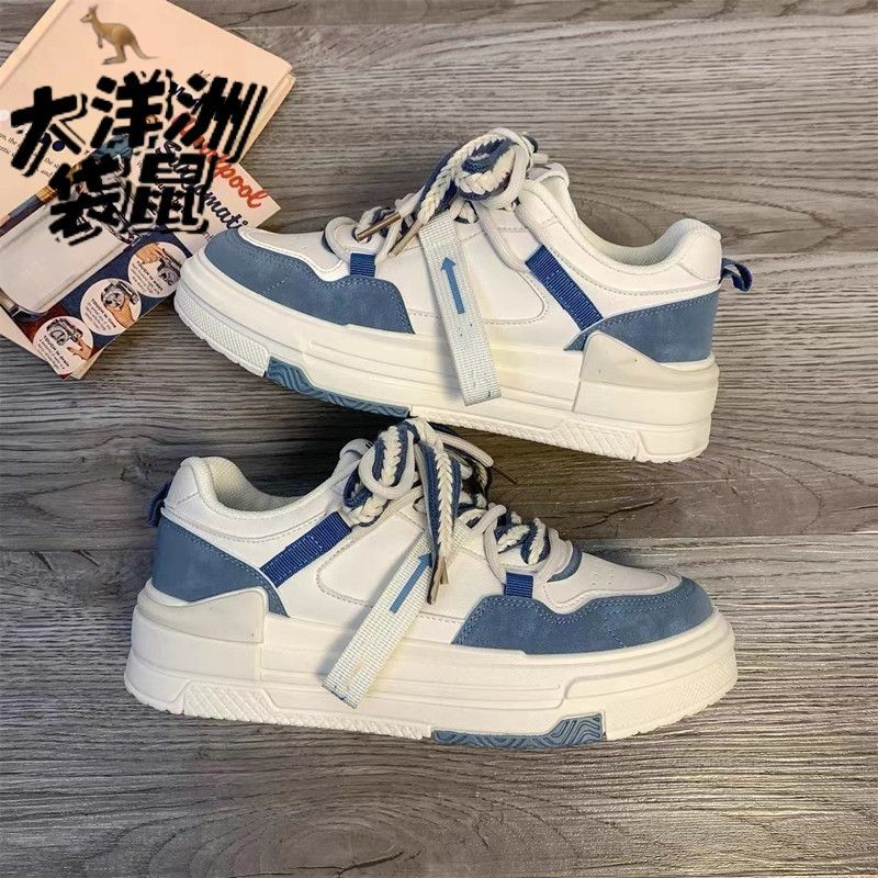 Spring and autumn board shoes female students summer platform niche versatile casual little white shoes 2024 new original chic shoes