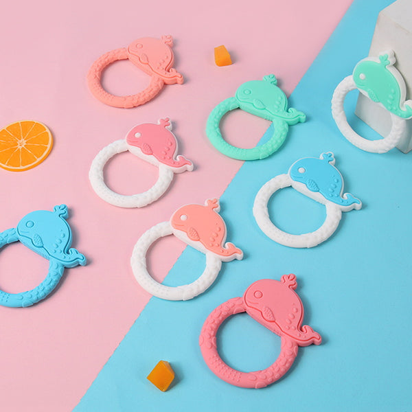 In 2024, the manufacturer's new product is baby silicone, toothpaste, agar, animal-shaped chewing glue bracelet, children's tooth grinding tooth fixer.
