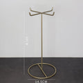 Simple double hook bag rack bag display rack floor-standing men's and women's handbag support bag rack display props jewelry rack