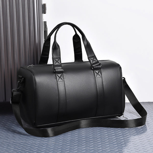 Processing custom leisure travel handbag dry and wet separation independent shoe compartment large capacity sports yoga bag travel bag