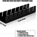 Convenient home hat rack, baseball cap organizer, clothing store baseball cap display stand, acrylic desktop storage rack