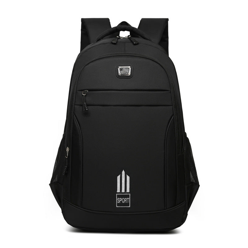 New Men's Backpack Nylon Oxford Cloth Backpack Large Capacity Student School Bag Casual Simple Lightweight Travel Bag
