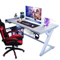Titanium halberd s3 esports gaming desk - computer desk for home and office, minimalist design, two-section height adjustment with footrest