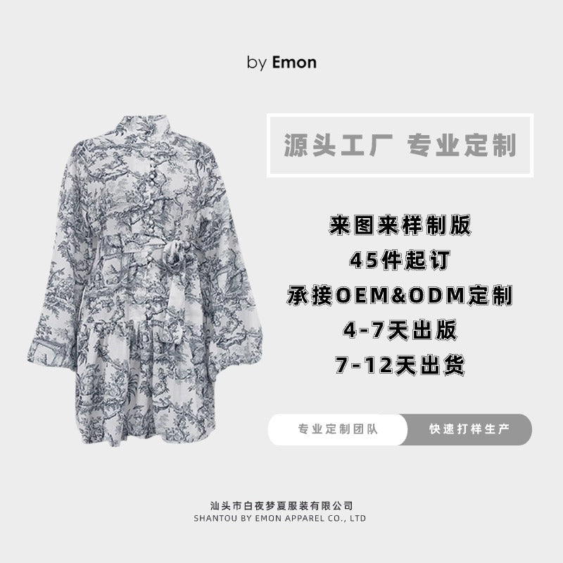 Small batch processing, dresses, shirts, trousers sets, contract labor and material production,   women's clothing wholesale and plate making