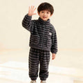 Boys' pajamas - new  collection - kids' coral fleece loungewear - autumn/winter boys' big kids' fleece-lined thickened set