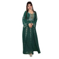 European and american  elegance long dress evening dress heavy industry hot diamond cross-border clothing women's large size dress